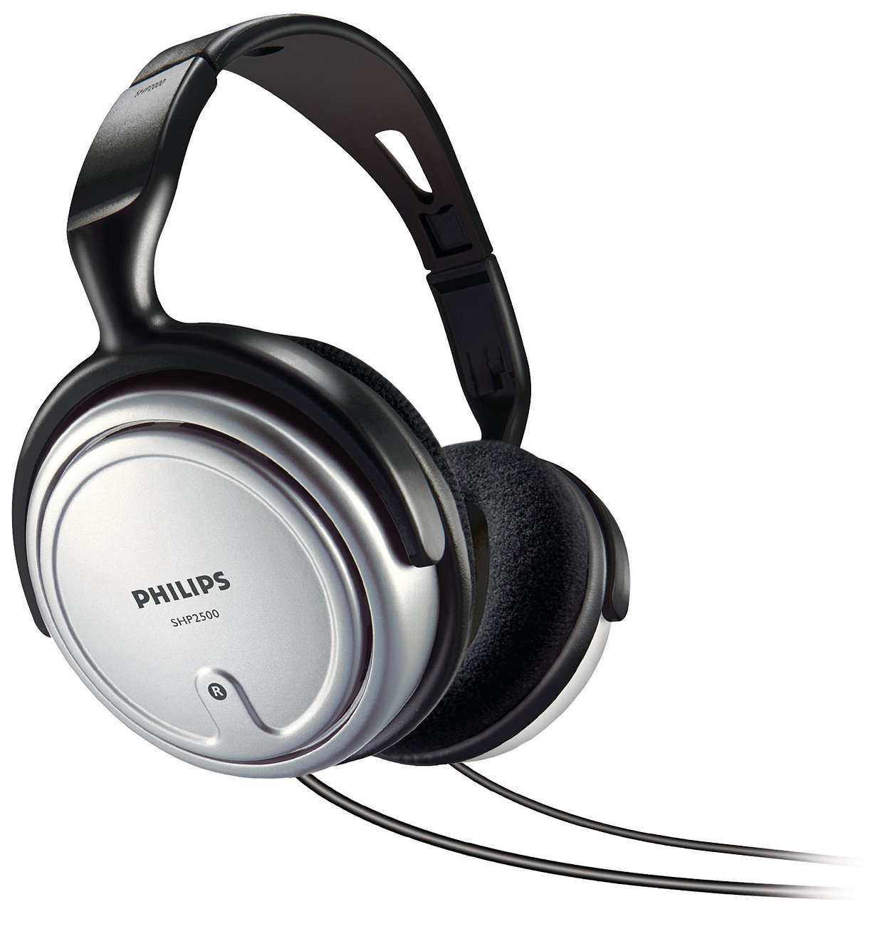 Интернет-магазин / Наушники и микрофоны Philips / Наушники мониторы Philips  SHP2500/10 6м серебристый проводные (оголовье)